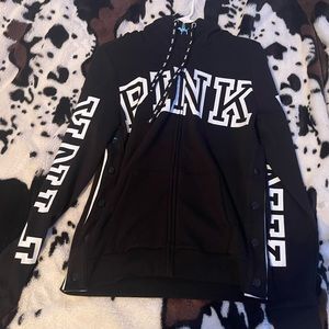 PINK jacket with button pockets.